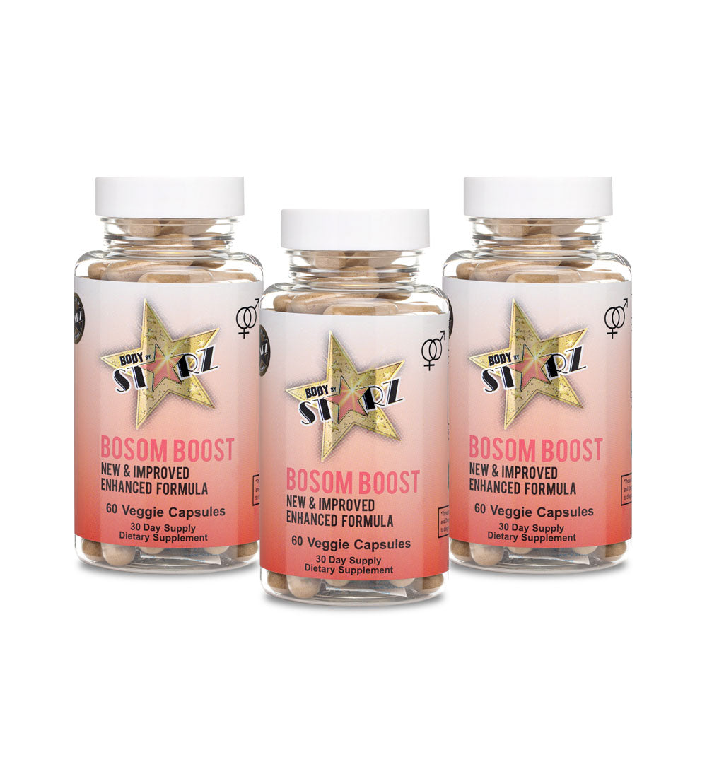 Bosom Boost 3-Capsule Bottle Bundle