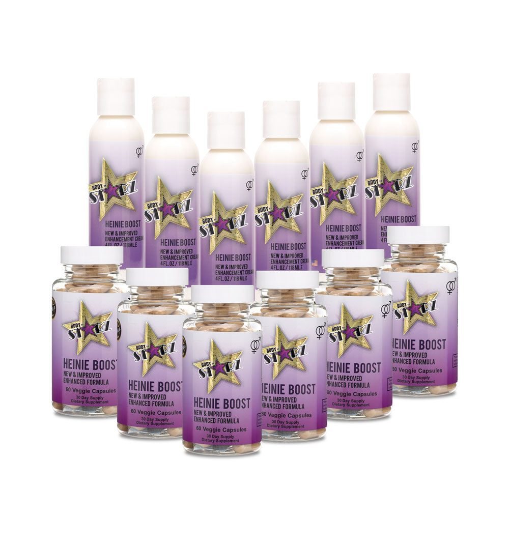 Heinie Boost 6-Capsule Bottle and 6-Cream Bundle