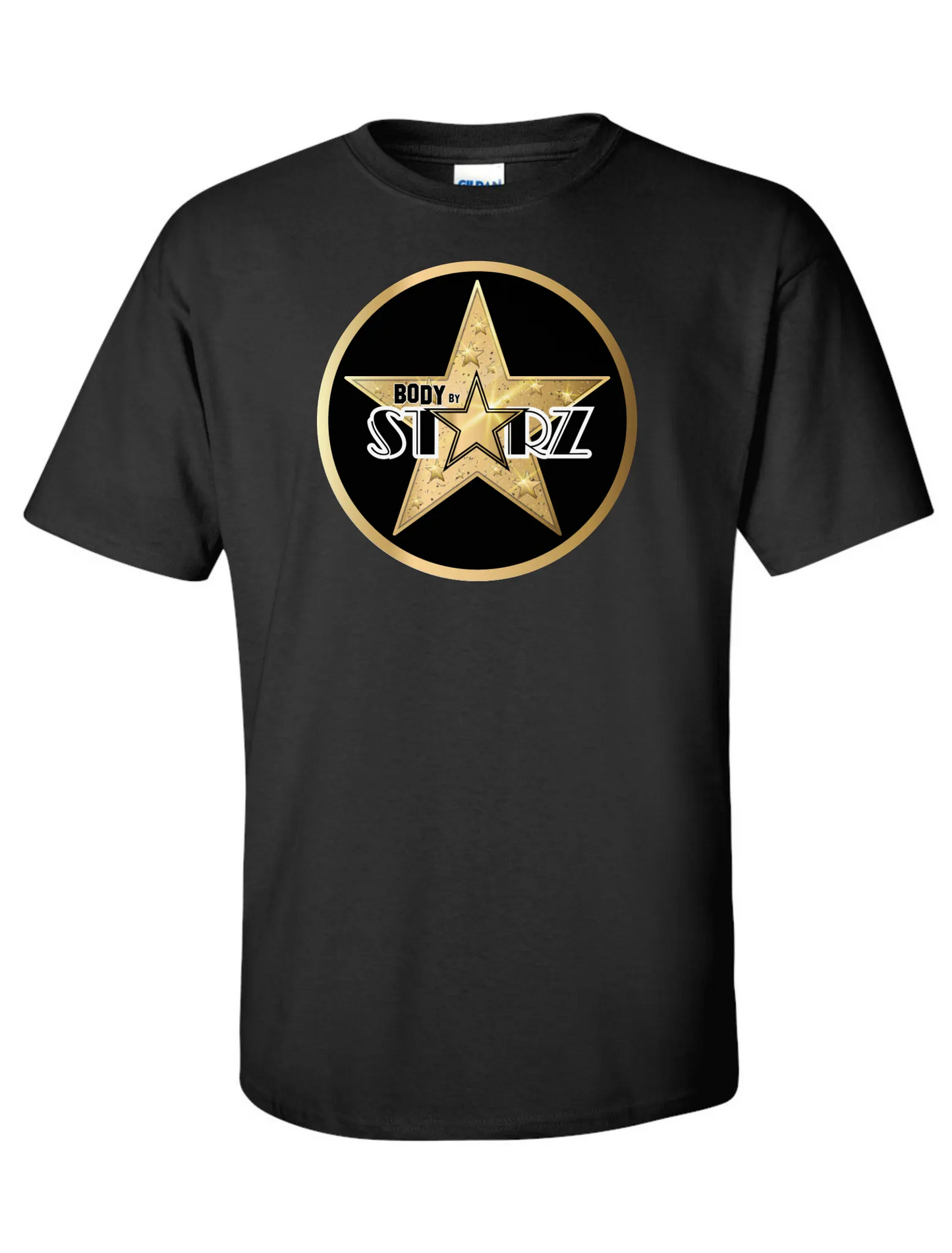 Body By Starz Men's Black T-Shirt